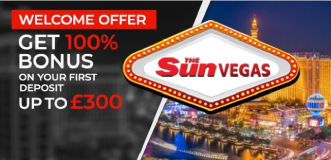 Sun Vegas Welcome Bonus