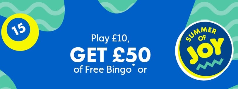 jackpotjoy bingo bonus