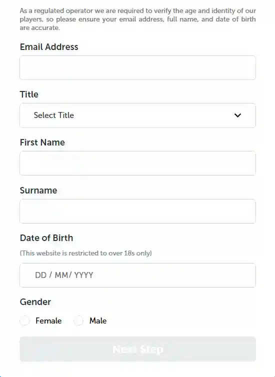jackpotjoy registration form