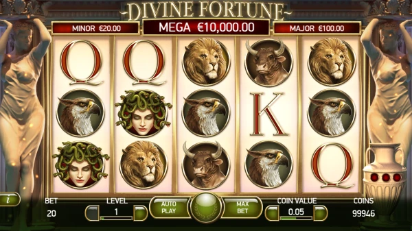 divine fortune gameplay